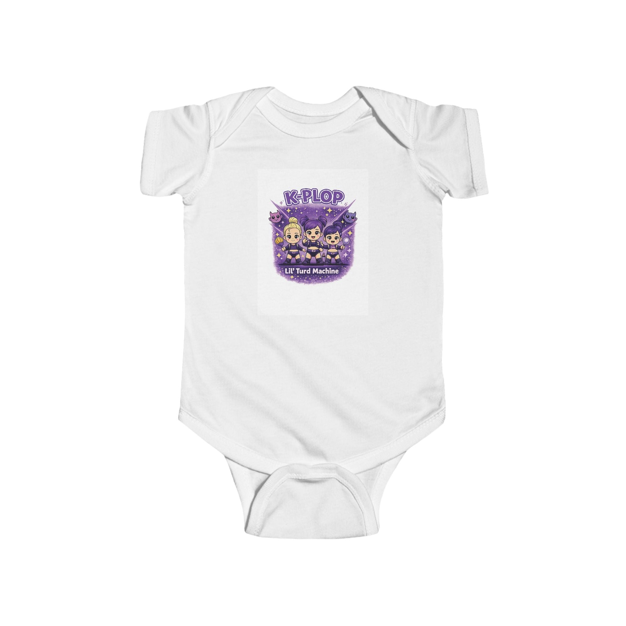 K-PLOP Baby Grow - lil Turd Machine Edition