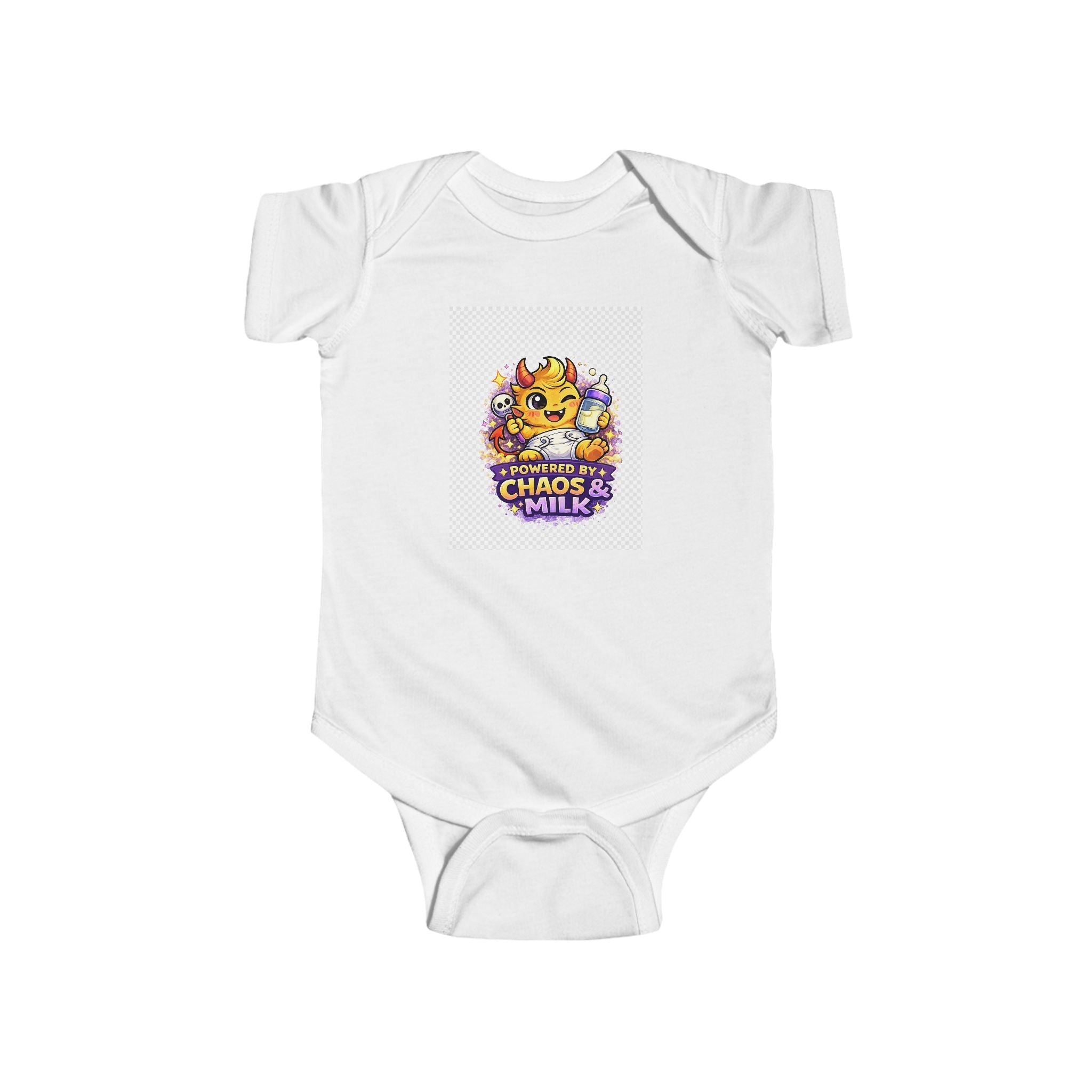 Cheeky Devil Baby Grow - Powered by Chaos & Milk