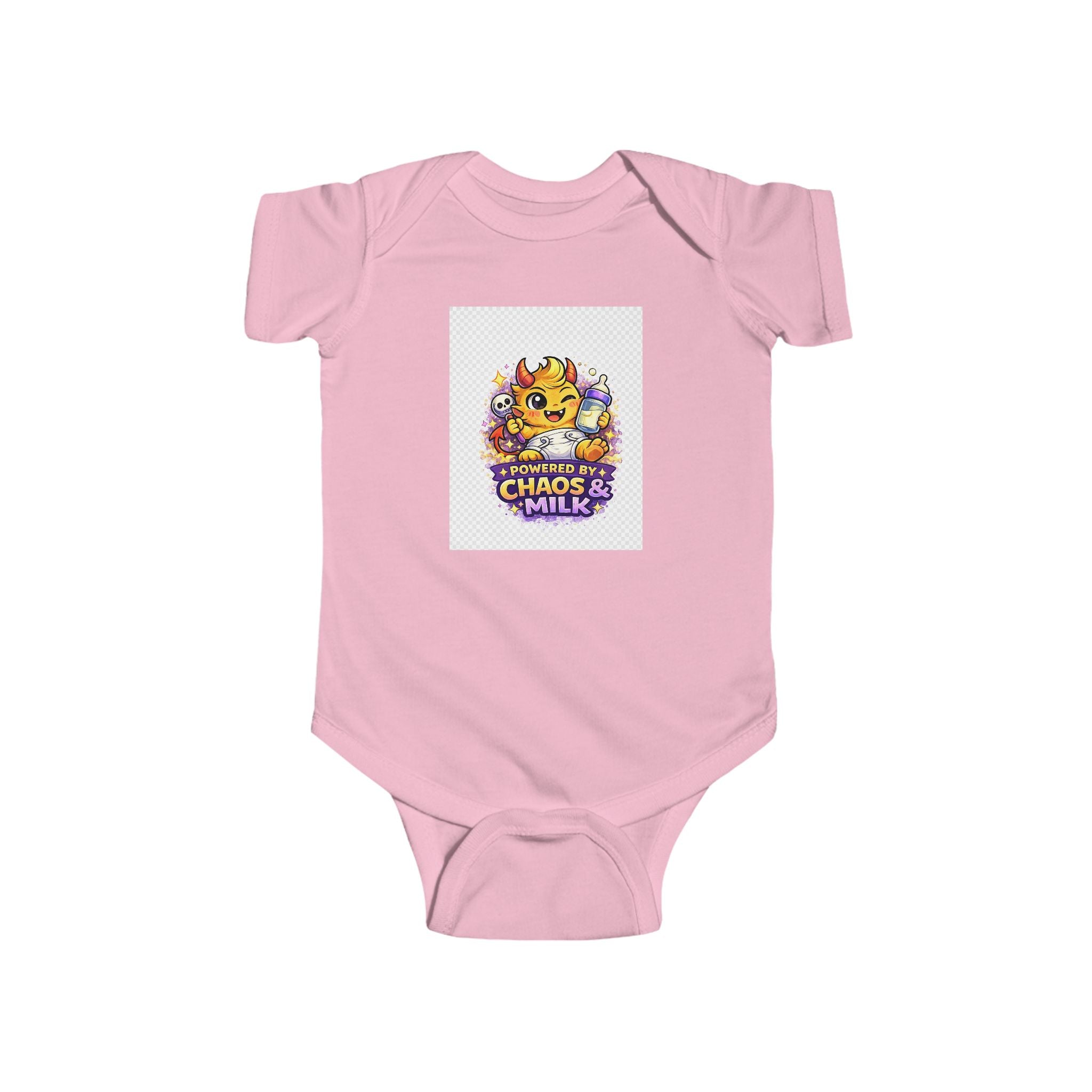 Cheeky Devil Baby Grow - Powered by Chaos & Milk