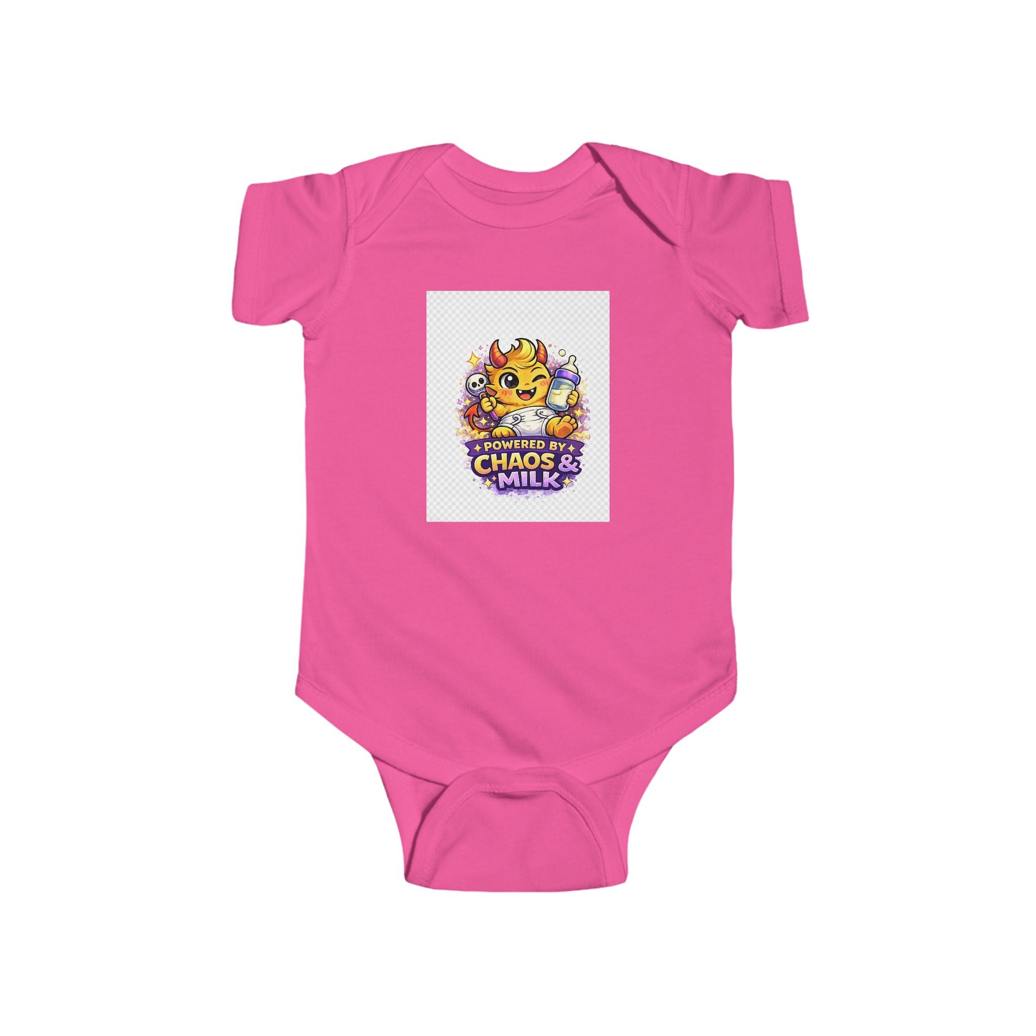 Cheeky Devil Baby Grow - Powered by Chaos & Milk