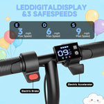 CalmRide Kids Electric Scooter - 250W | 9mph | Up to 10-Mile Range